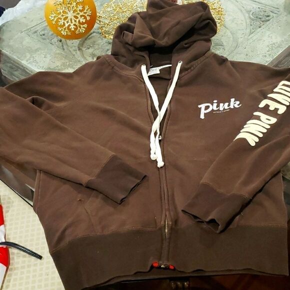 𝅺❤ Love Pink Victoria's Secret Hoodie - Picture 1 of 5